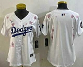 Women's Los Angeles Dodgers Blank White 2025 Tokyo Series Limited Jersey,baseball caps,new era cap wholesale,wholesale hats
